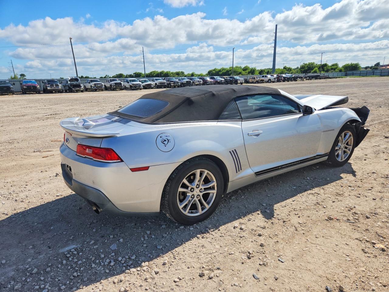 2015 Chevrolet Camaro Lt Silver vin: 2G1FD3D3XF9121145