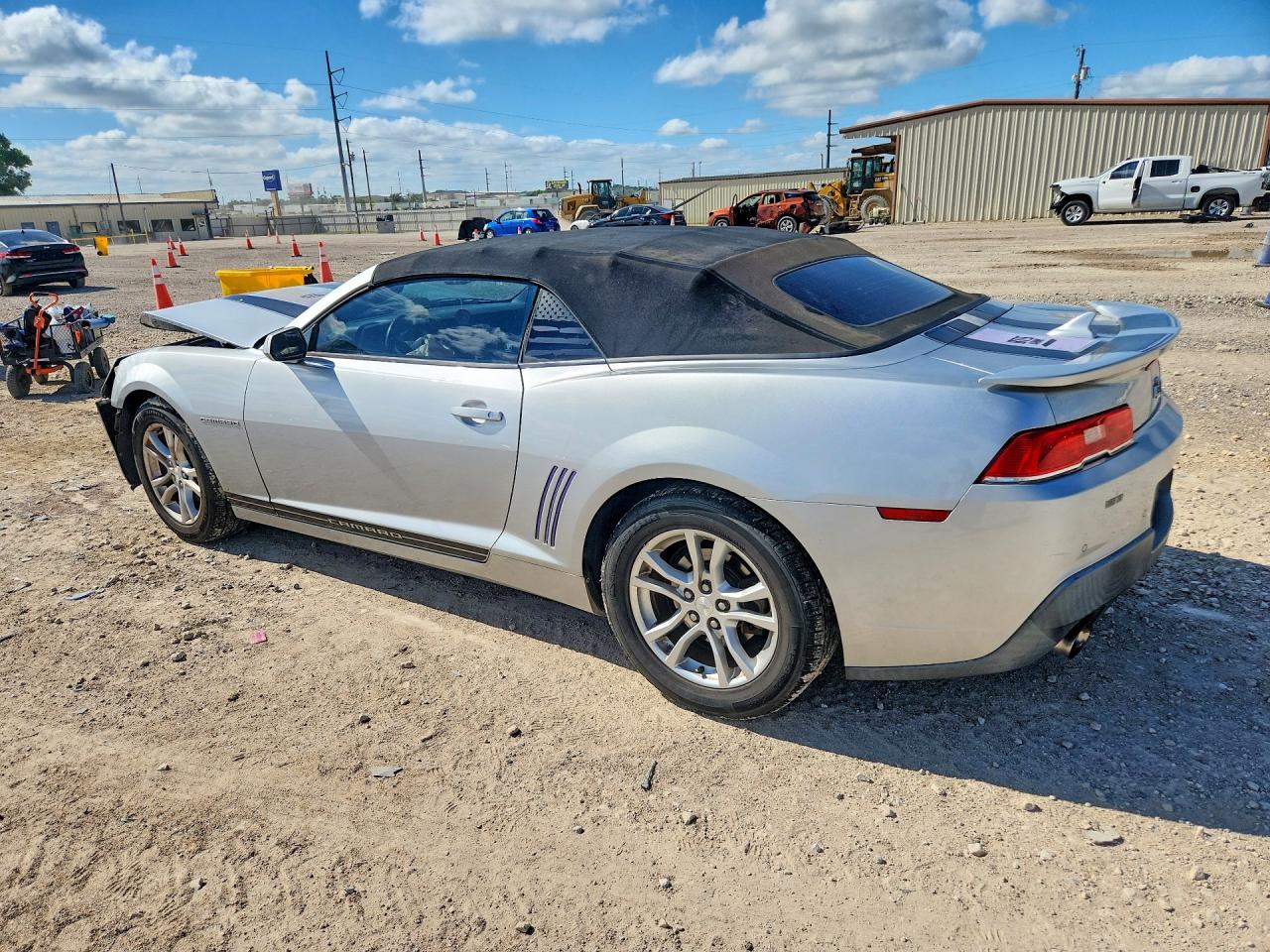 2015 Chevrolet Camaro Lt Silver vin: 2G1FD3D3XF9121145