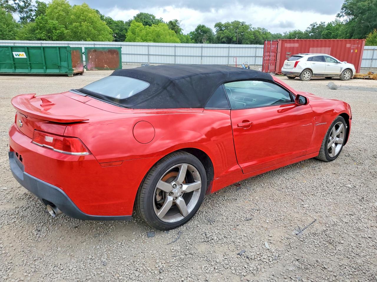 2015 Chevrolet Camaro Lt Red vin: 2G1FD3D3XF9205241