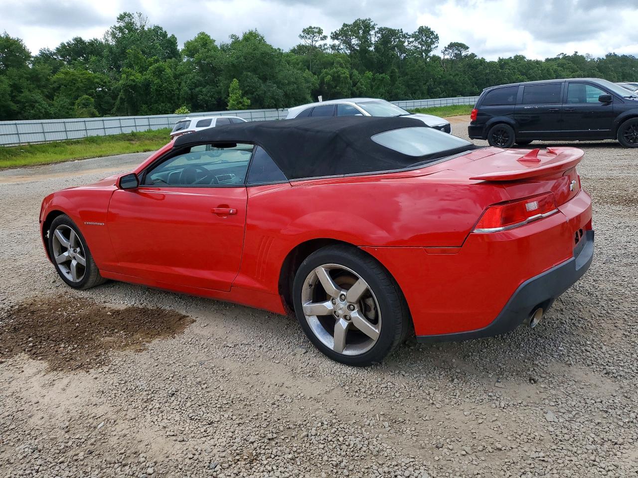 2015 Chevrolet Camaro Lt Red vin: 2G1FD3D3XF9205241