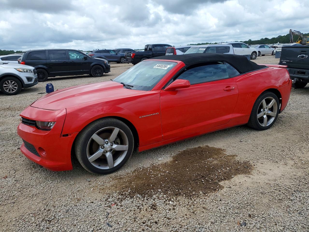 2015 Chevrolet Camaro Lt Red vin: 2G1FD3D3XF9205241