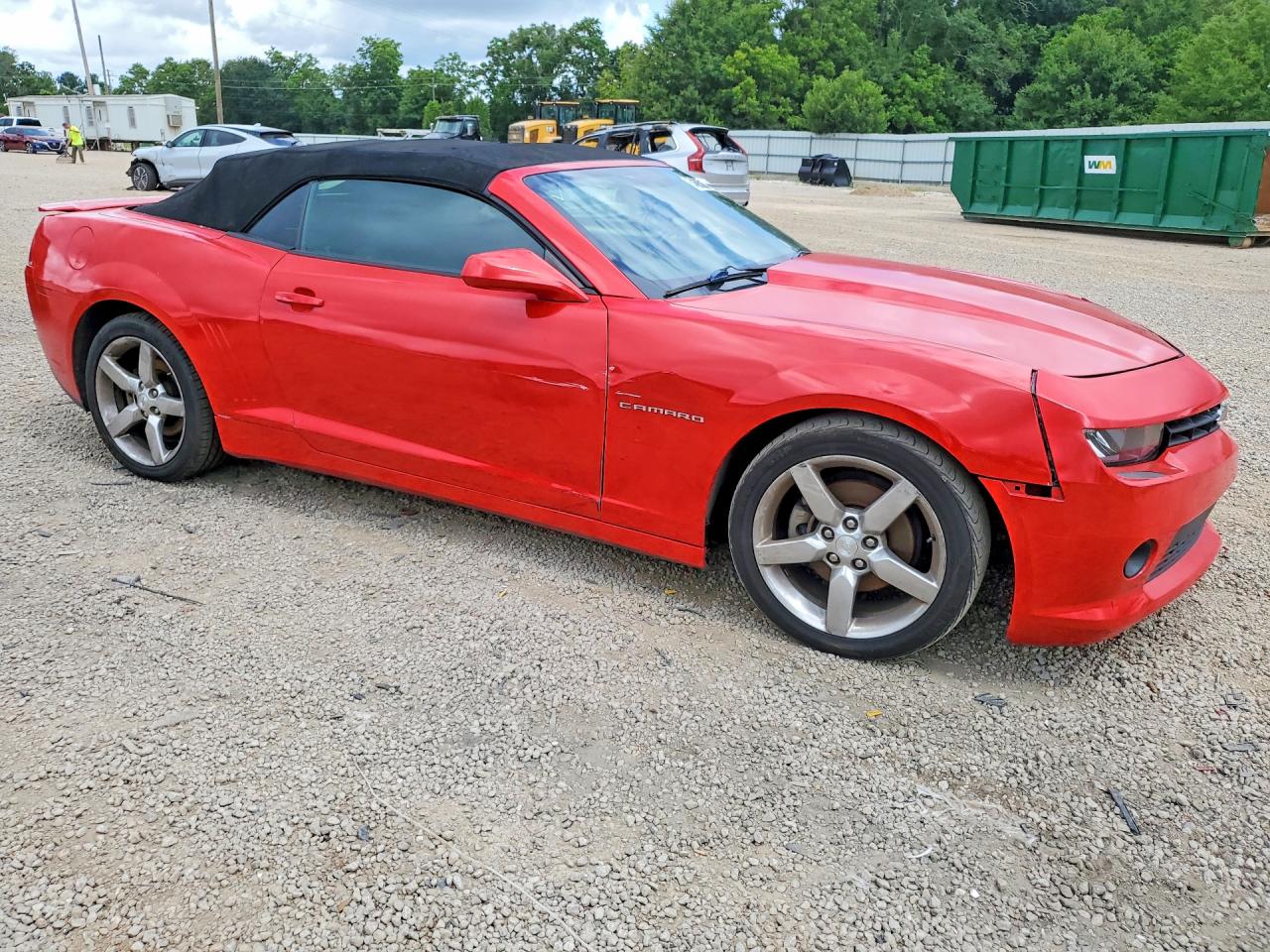 2015 Chevrolet Camaro Lt Red vin: 2G1FD3D3XF9205241