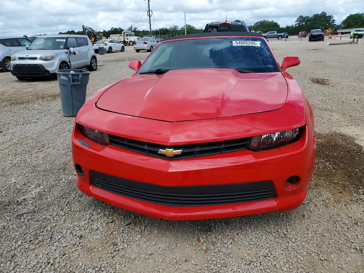 2015 Chevrolet Camaro Lt Red vin: 2G1FD3D3XF9205241