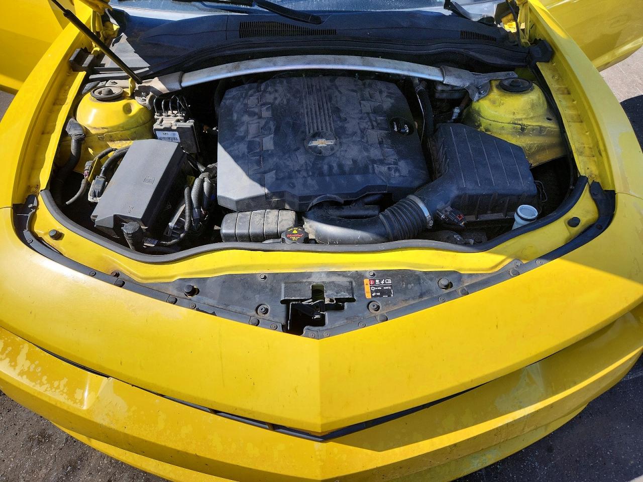 2015 Chevrolet Camaro Lt Yellow vin: 2G1FD3D3XF9287536