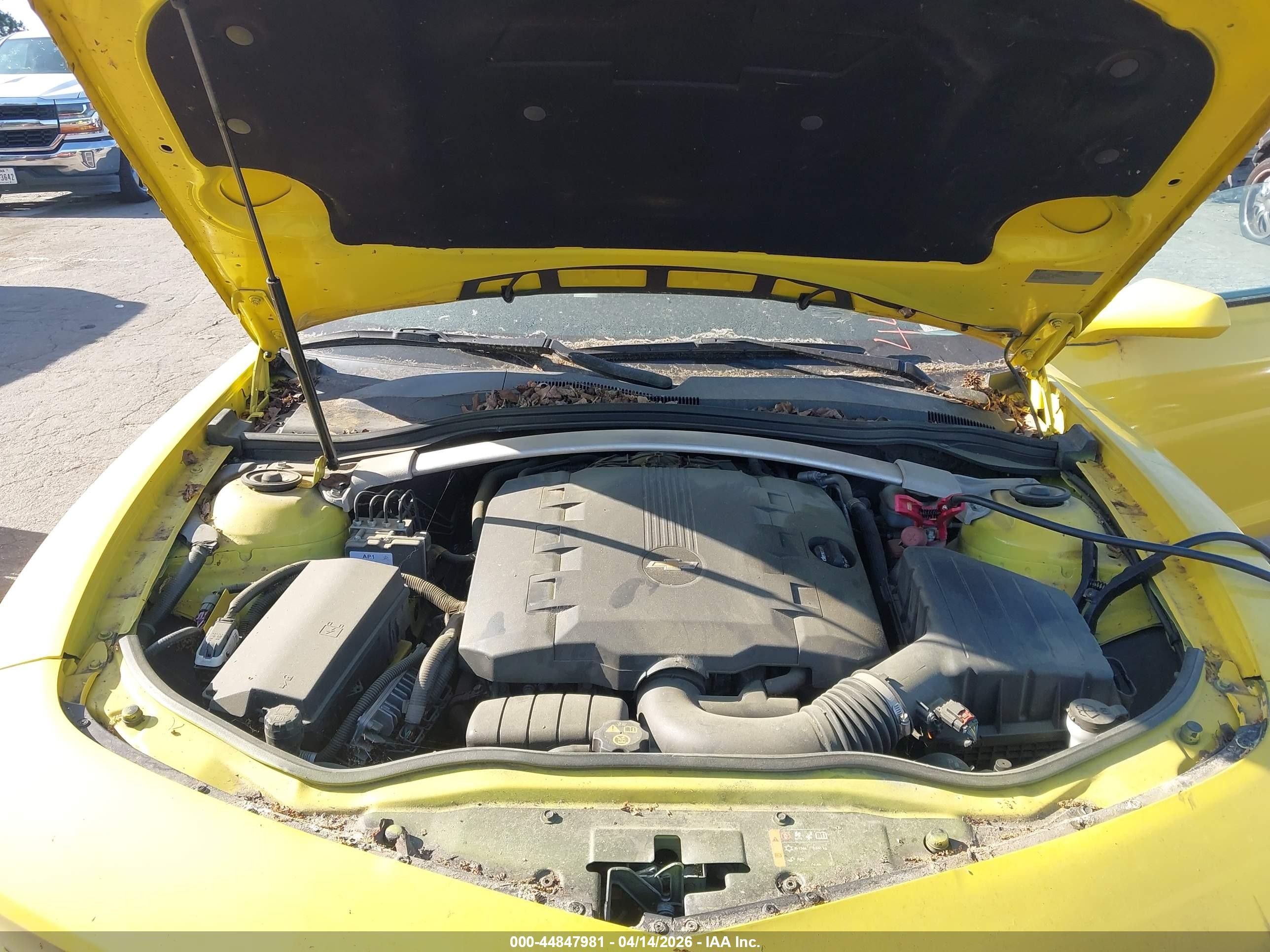 2015 Chevrolet Camaro 1lt Yellow vin: 2G1FD3D3XF9288184
