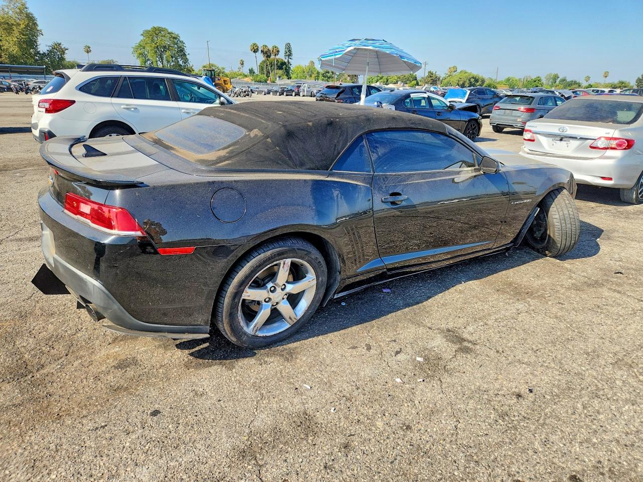 2015 Chevrolet Camaro Lt Black vin: 2G1FD3D3XF9298178