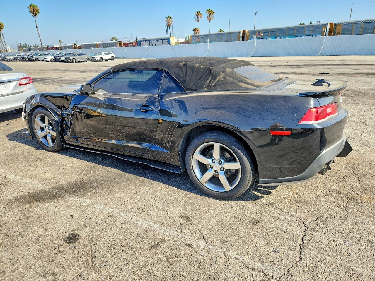 2015 Chevrolet Camaro Lt Black vin: 2G1FD3D3XF9298178
