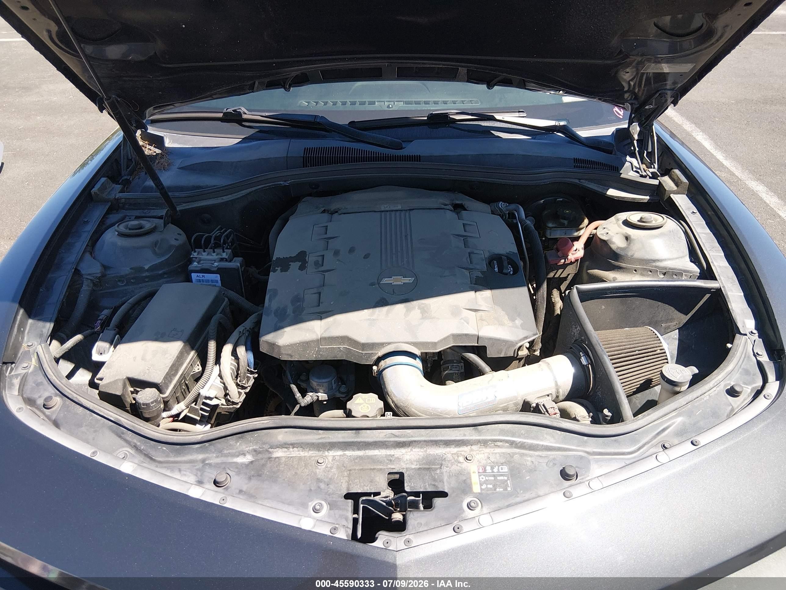 2013 Chevrolet Camaro 1ls Gray vin: 2G1FE1E30D9201972