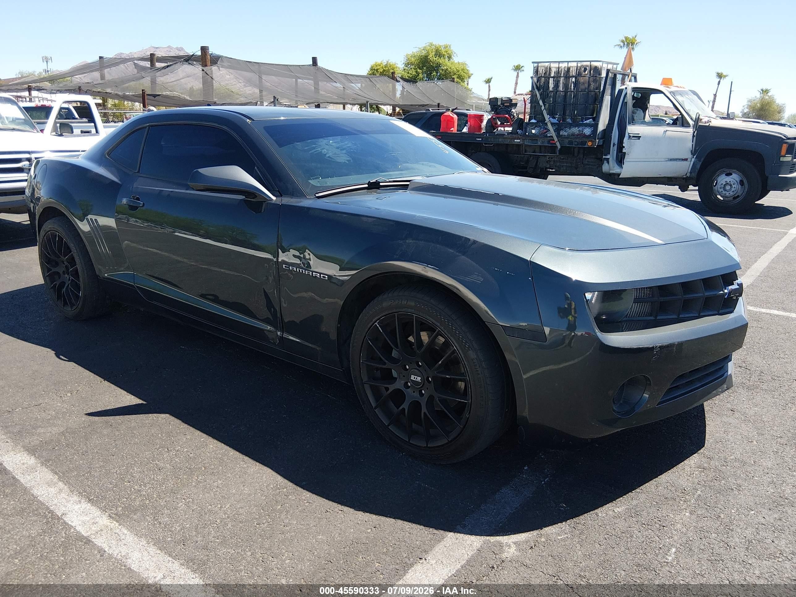 2013 Chevrolet Camaro 1ls Gray vin: 2G1FE1E30D9201972
