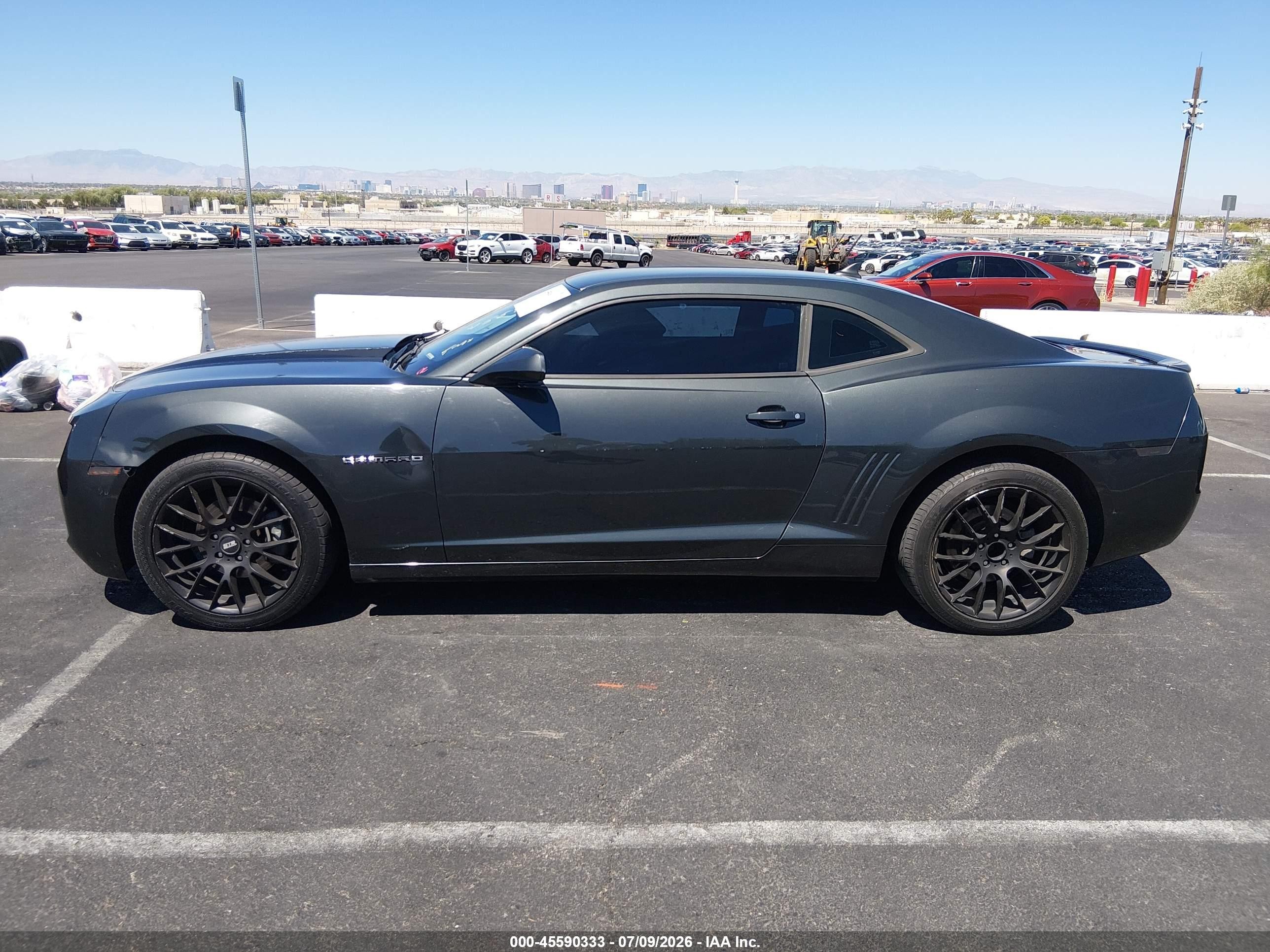 2013 Chevrolet Camaro 1ls Gray vin: 2G1FE1E30D9201972