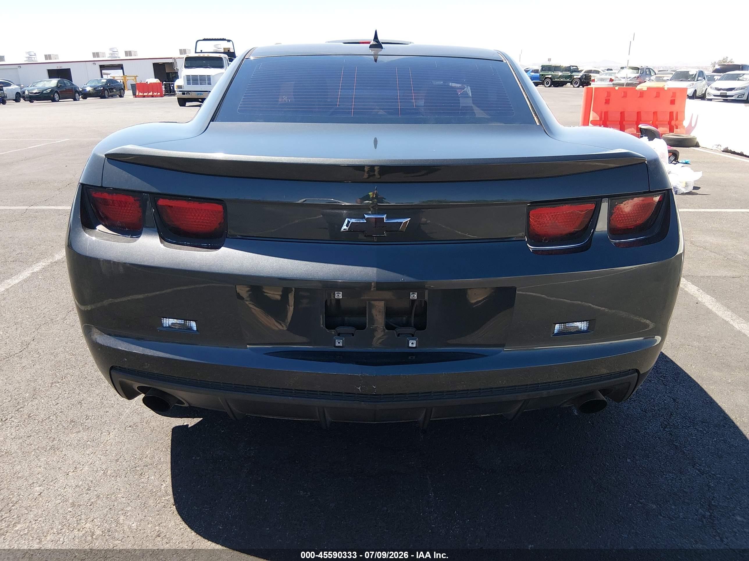 2013 Chevrolet Camaro 1ls Gray vin: 2G1FE1E30D9201972