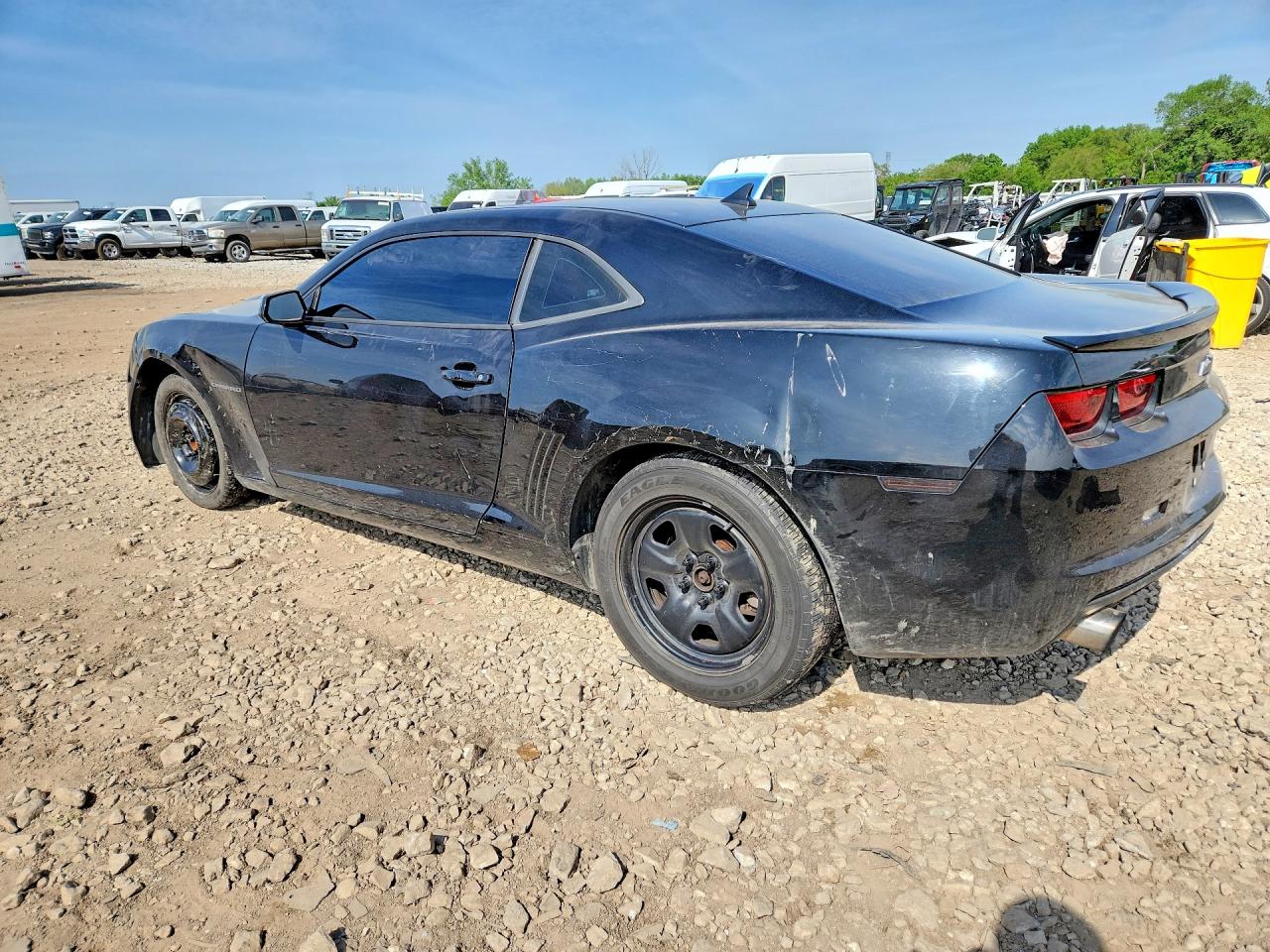 2012 Chevrolet Camaro Ls Black vin: 2G1FE1E33C9108460