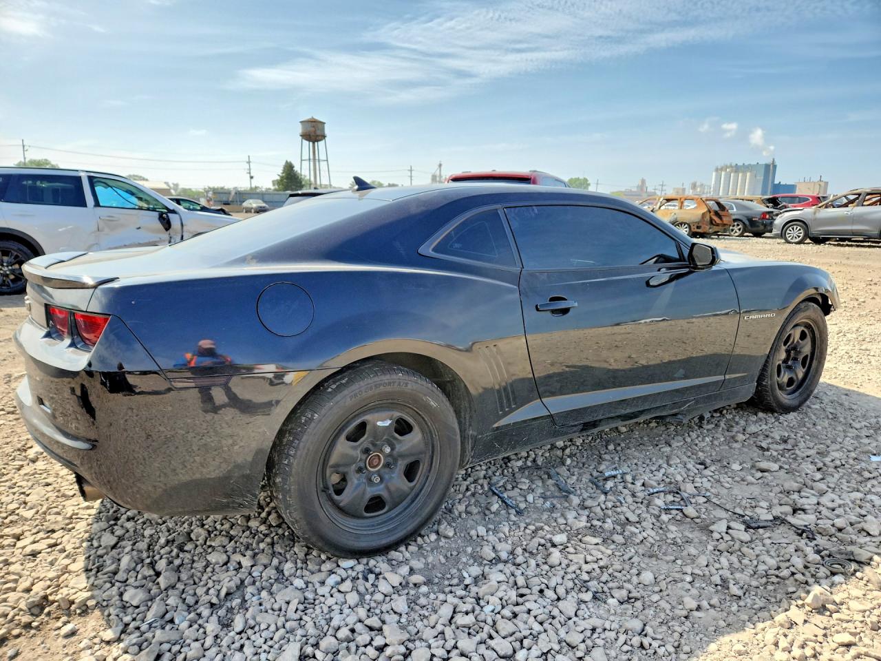 2012 Chevrolet Camaro Ls Black vin: 2G1FE1E33C9108460