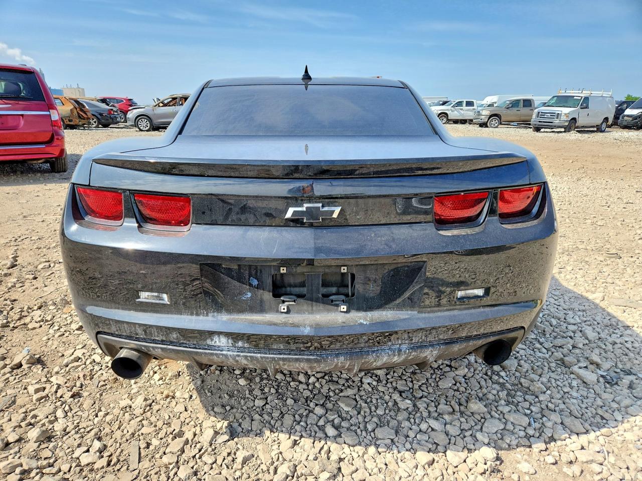 2012 Chevrolet Camaro Ls Black vin: 2G1FE1E33C9108460