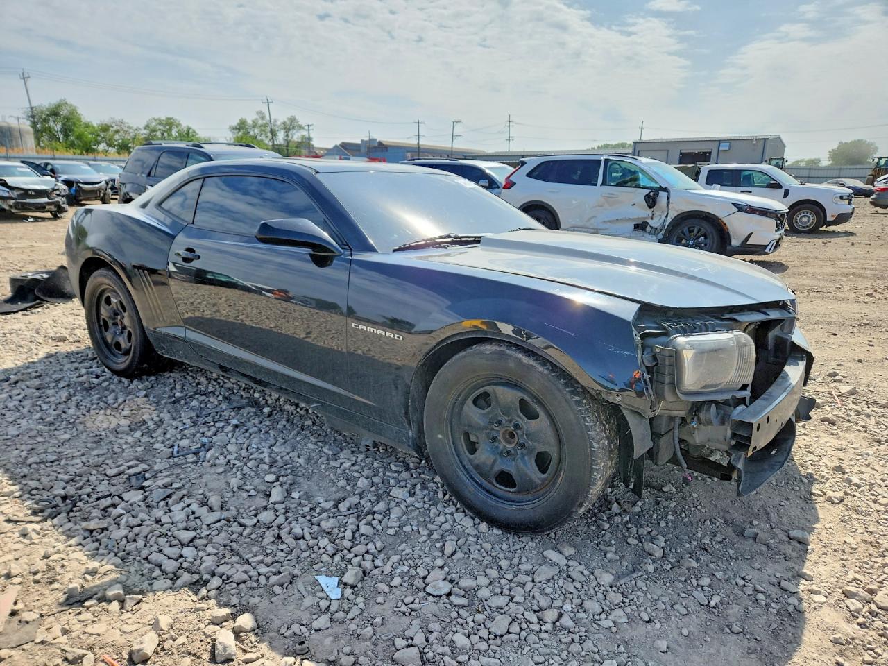 2012 Chevrolet Camaro Ls Black vin: 2G1FE1E33C9108460