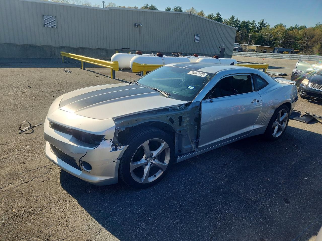 2015 Chevrolet Camaro Lt Silver vin: 2G1FE1E33F9181963