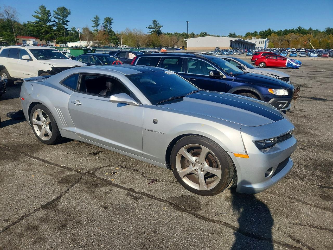 2015 Chevrolet Camaro Lt Silver vin: 2G1FE1E33F9181963