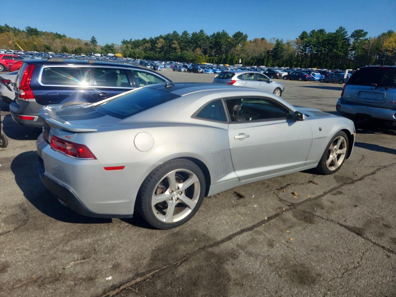 2015 Chevrolet Camaro Lt Silver vin: 2G1FE1E33F9181963
