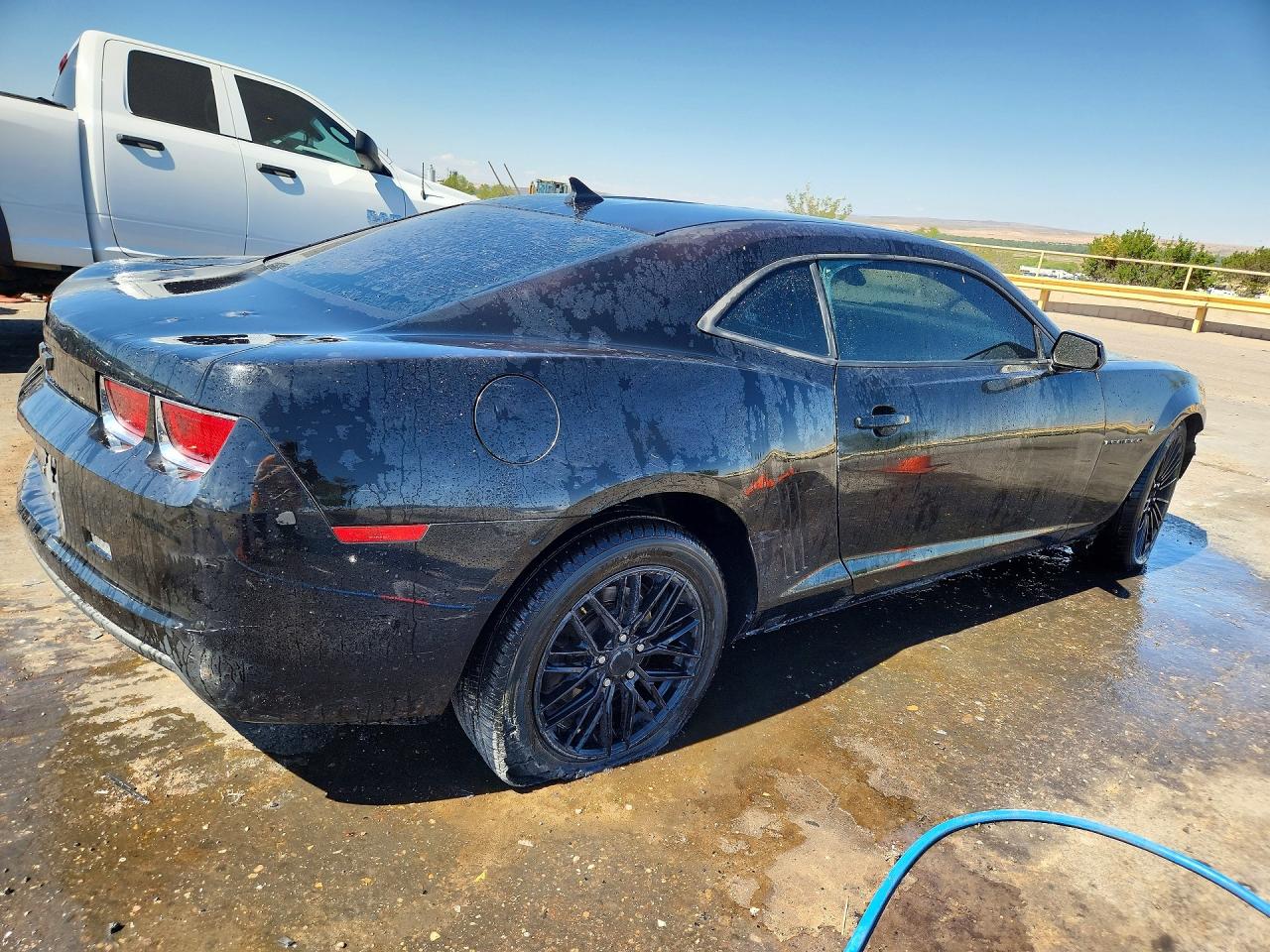 2012 Chevrolet Camaro Ls Black vin: 2G1FE1E34C9141306