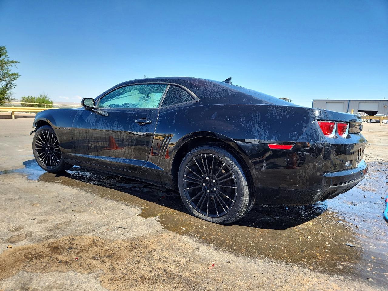 2012 Chevrolet Camaro Ls Black vin: 2G1FE1E34C9141306