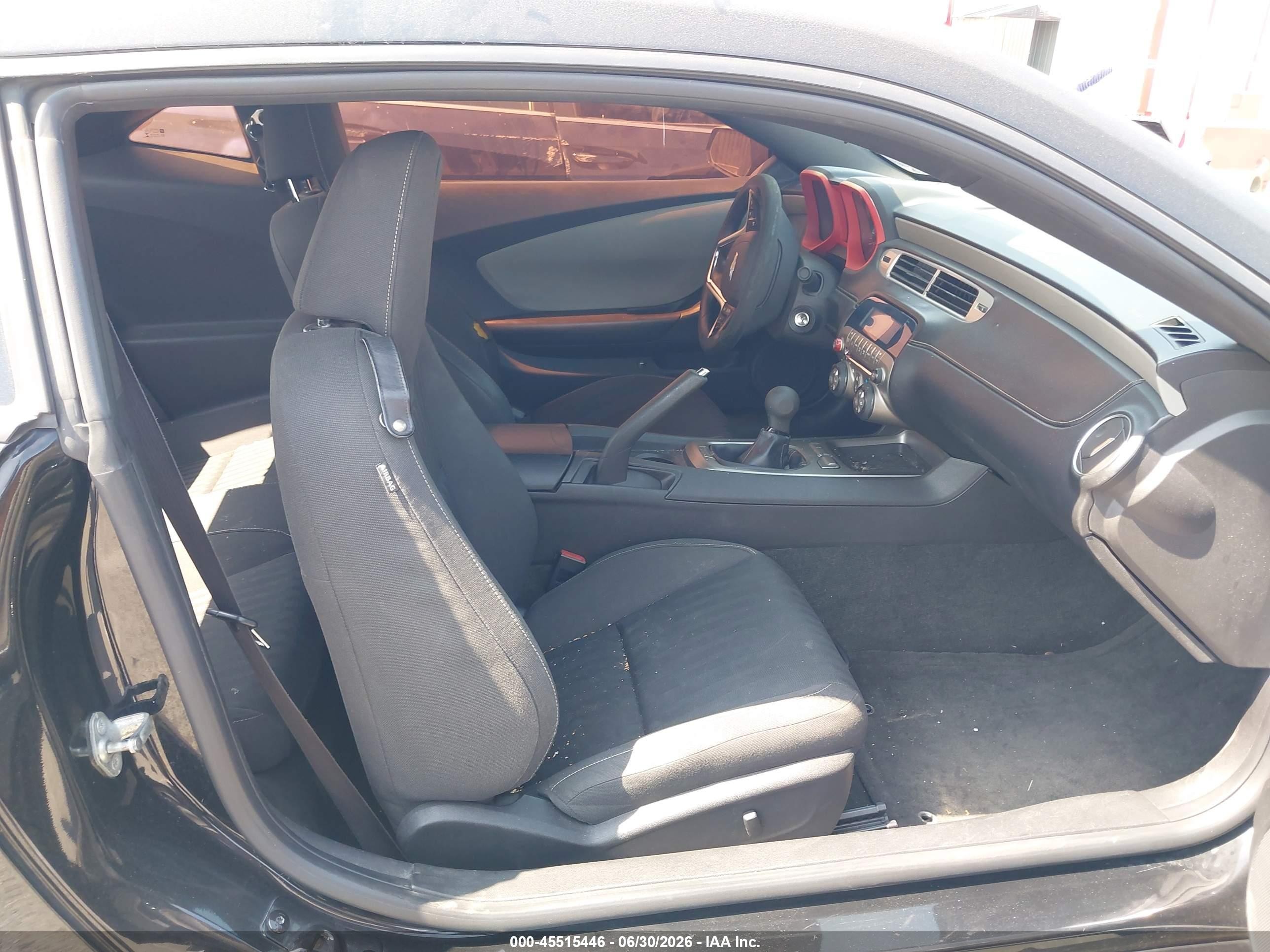 2012 Chevrolet Camaro 1ls Black vin: 2G1FE1E34C9163631