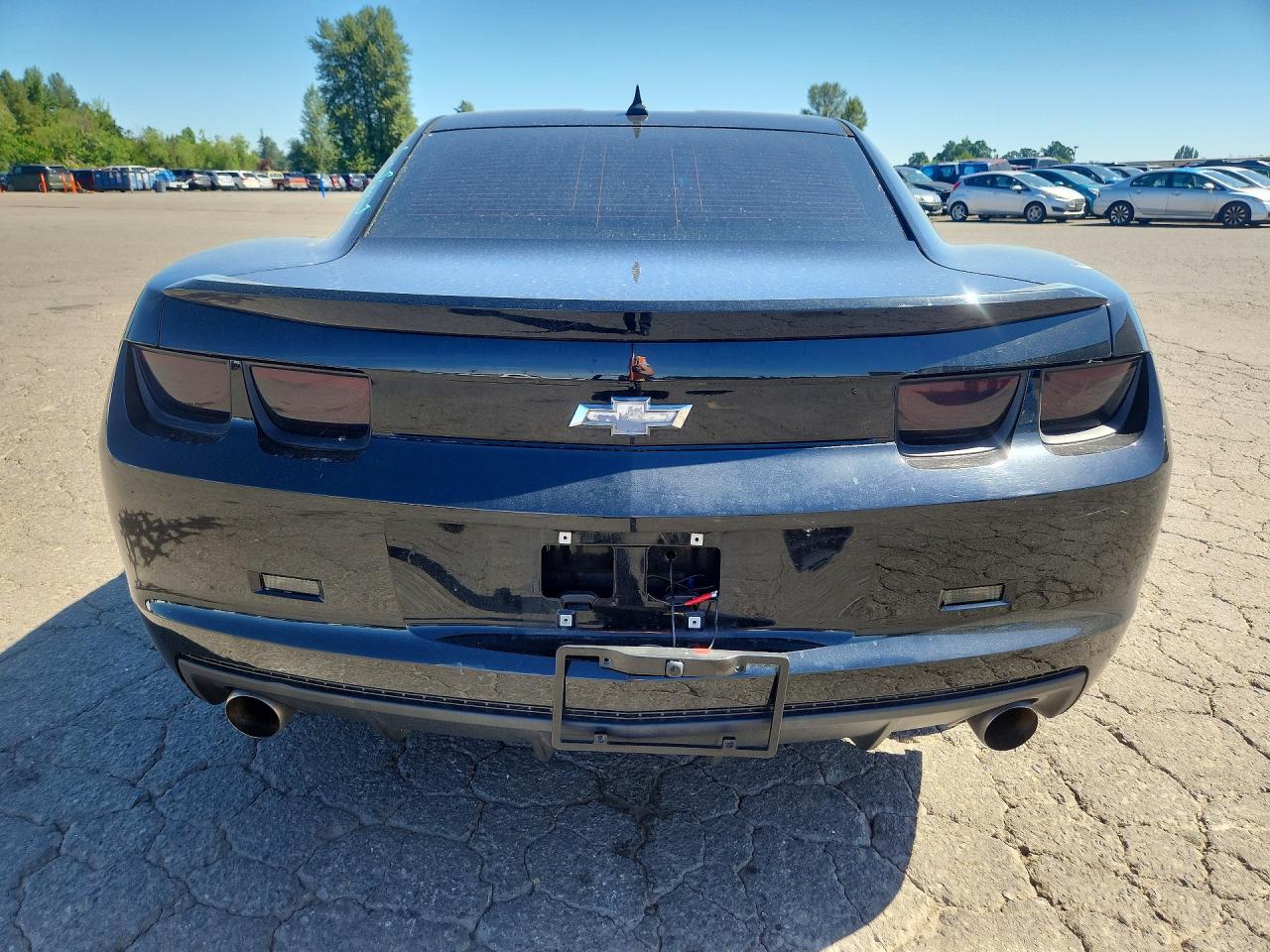 2013 Chevrolet Camaro Ls Black vin: 2G1FE1E34D9168782