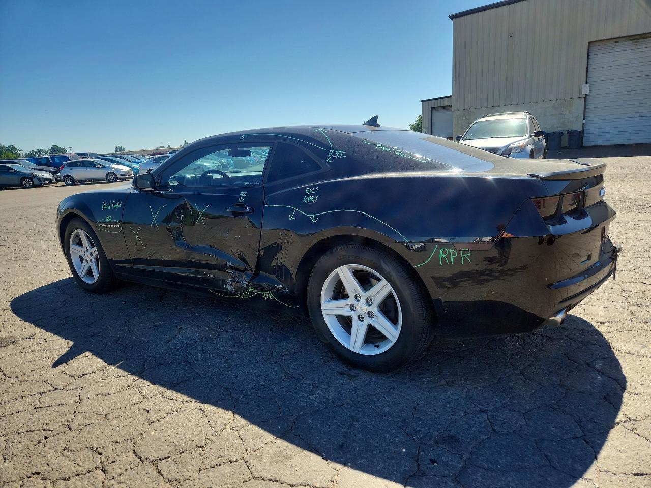 2013 Chevrolet Camaro Ls Black vin: 2G1FE1E34D9168782