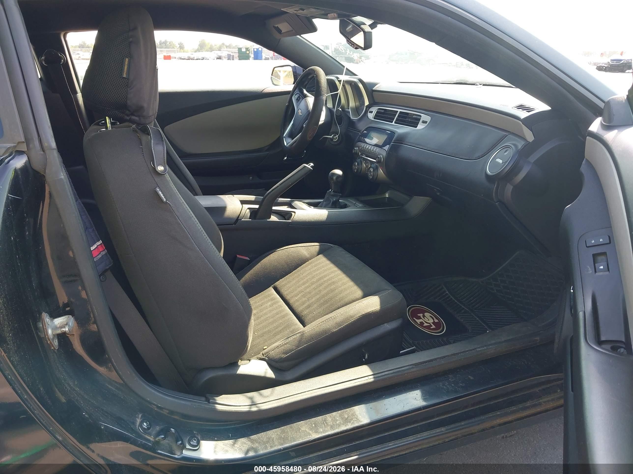 2012 Chevrolet Camaro 1ls Black vin: 2G1FE1E35C9142674