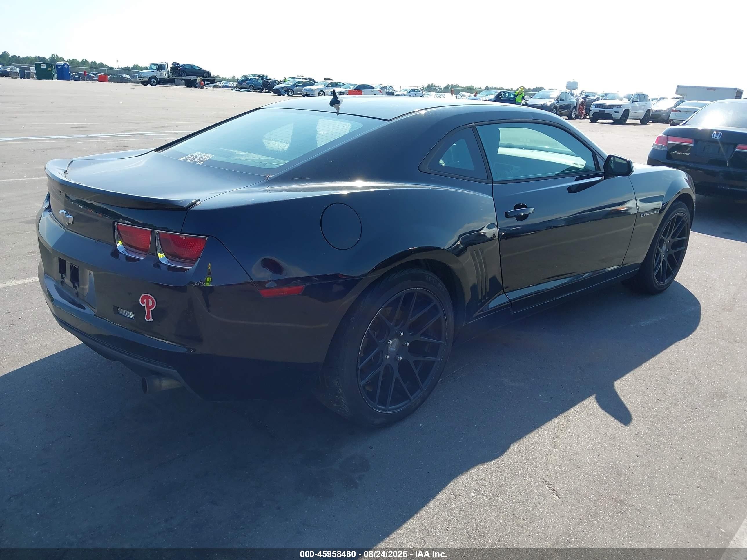 2012 Chevrolet Camaro 1ls Black vin: 2G1FE1E35C9142674