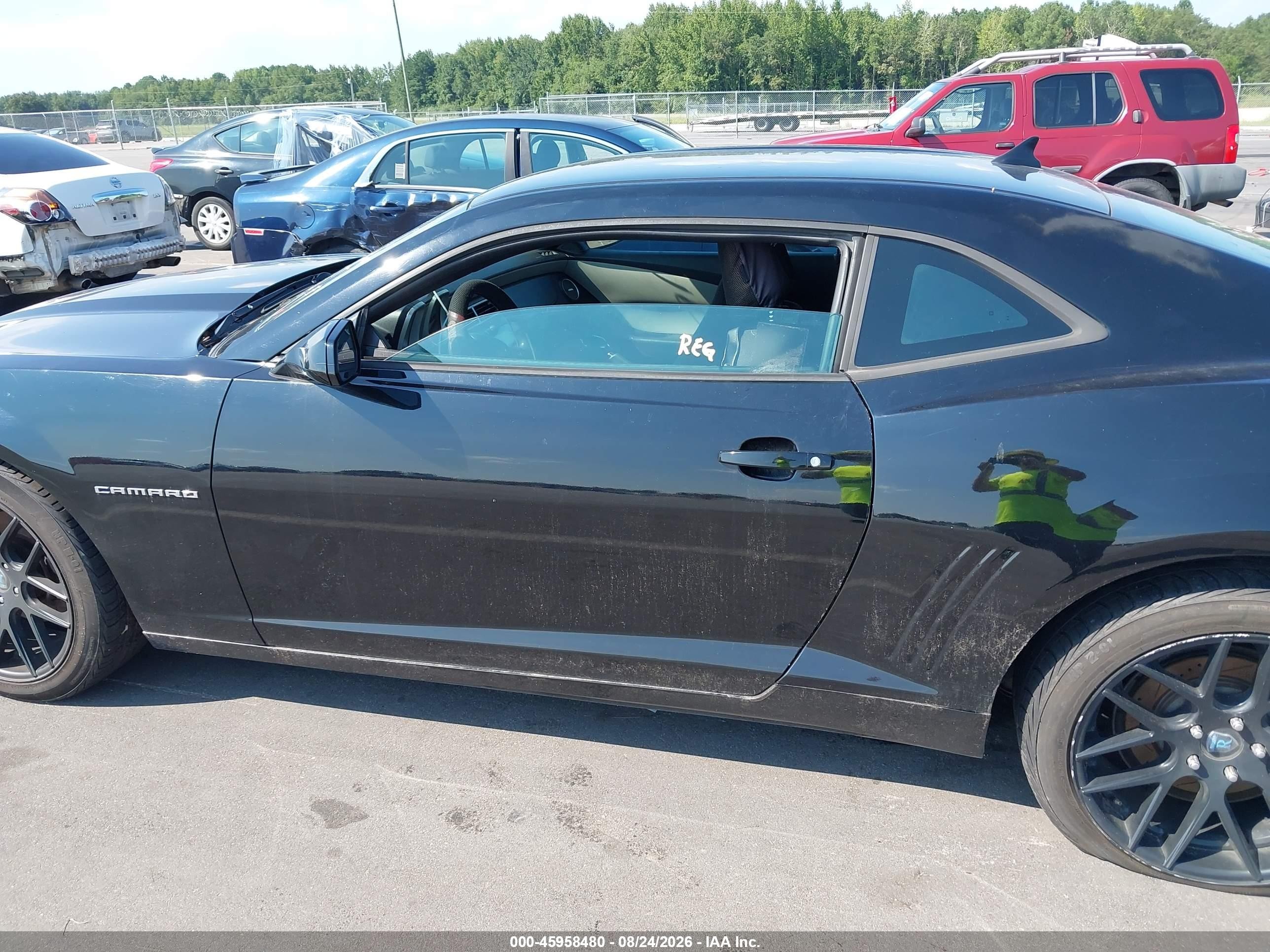 2012 Chevrolet Camaro 1ls Black vin: 2G1FE1E35C9142674