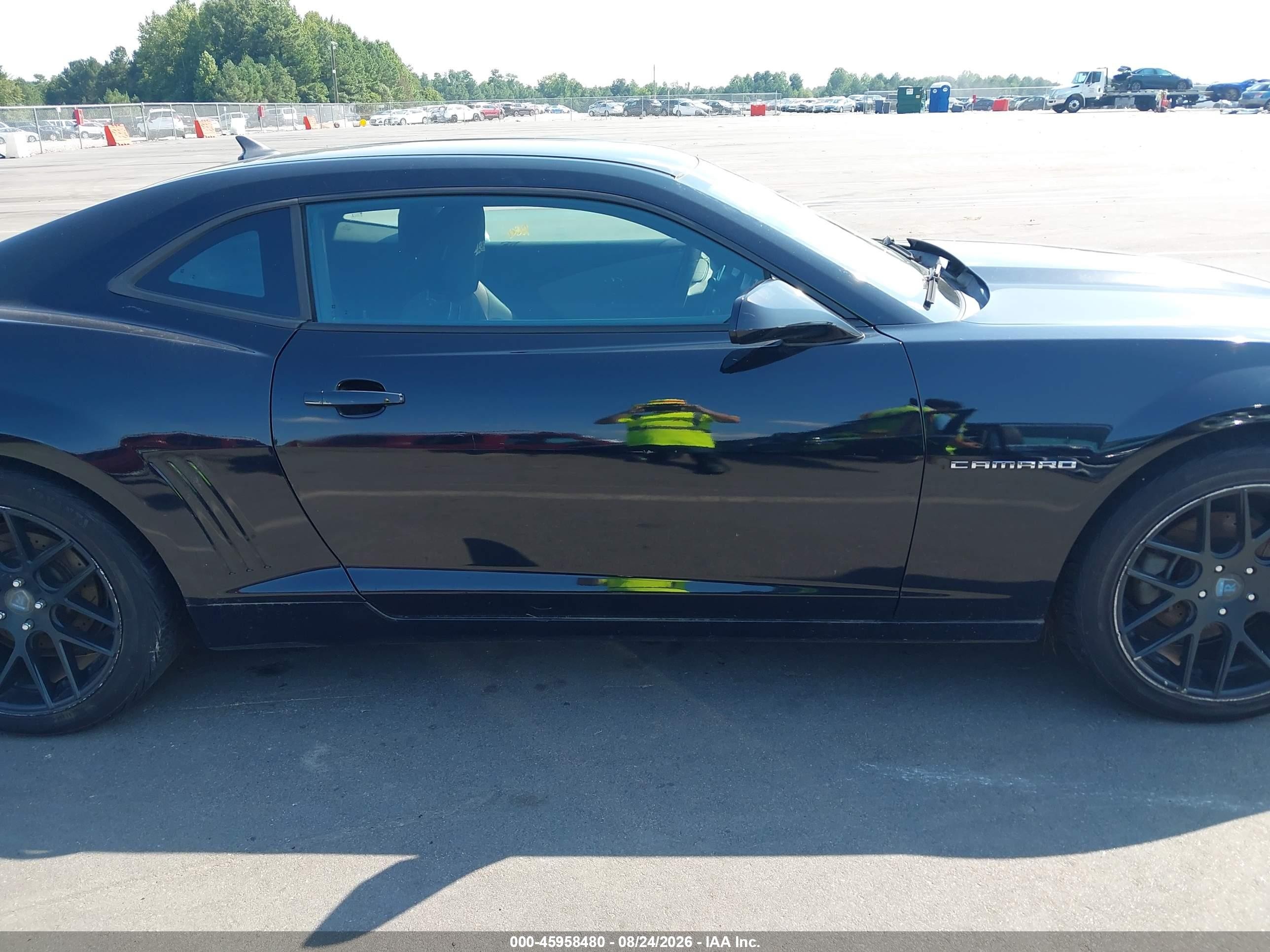 2012 Chevrolet Camaro 1ls Black vin: 2G1FE1E35C9142674
