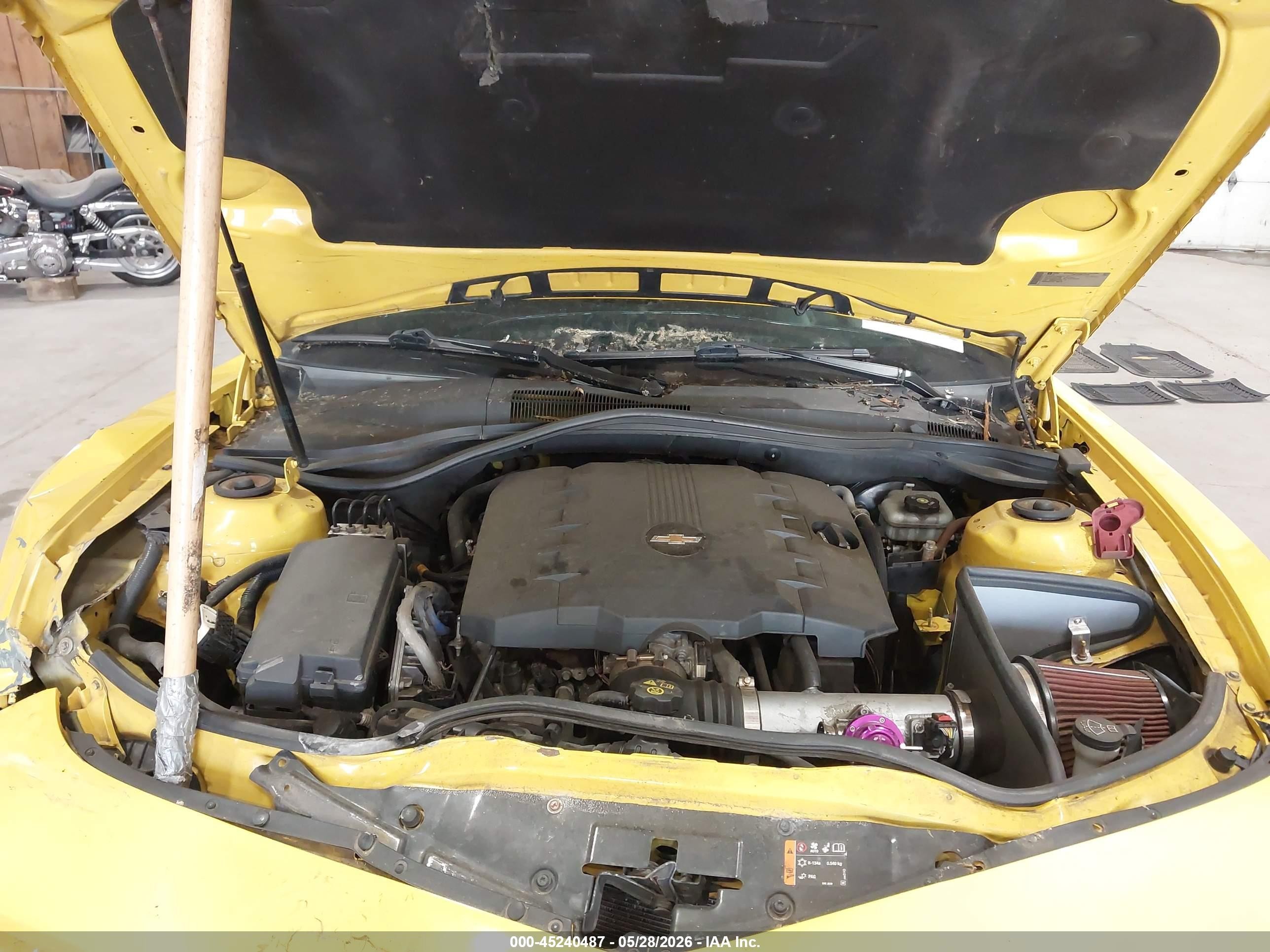 2013 Chevrolet Camaro 1ls Yellow vin: 2G1FE1E35D9208612