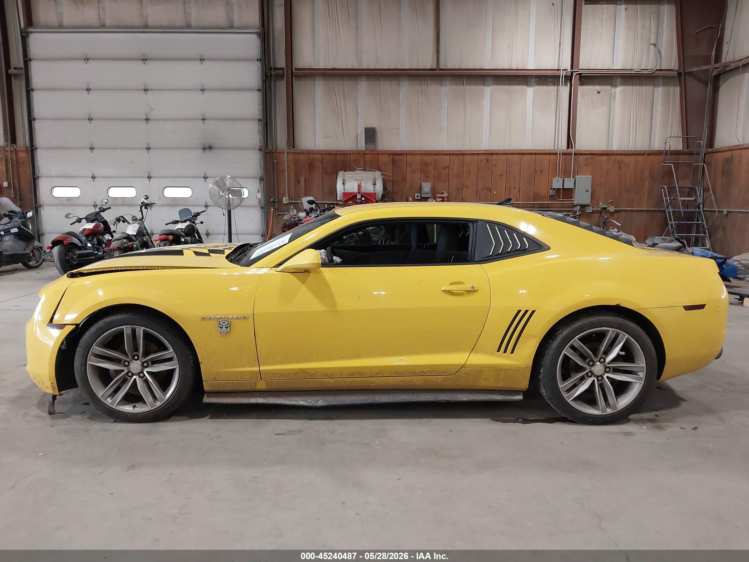 2013 Chevrolet Camaro 1ls Yellow vin: 2G1FE1E35D9208612