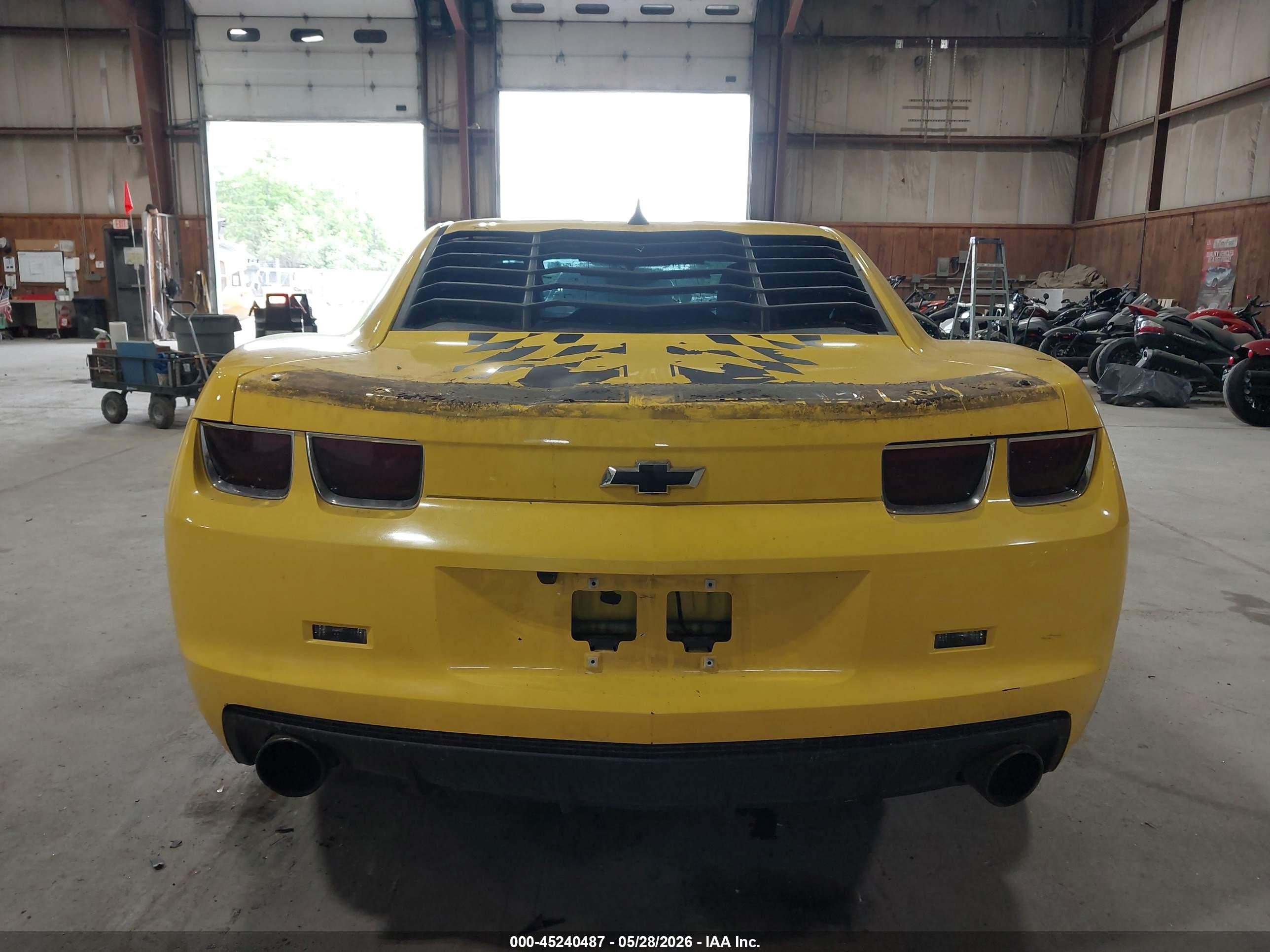2013 Chevrolet Camaro 1ls Yellow vin: 2G1FE1E35D9208612