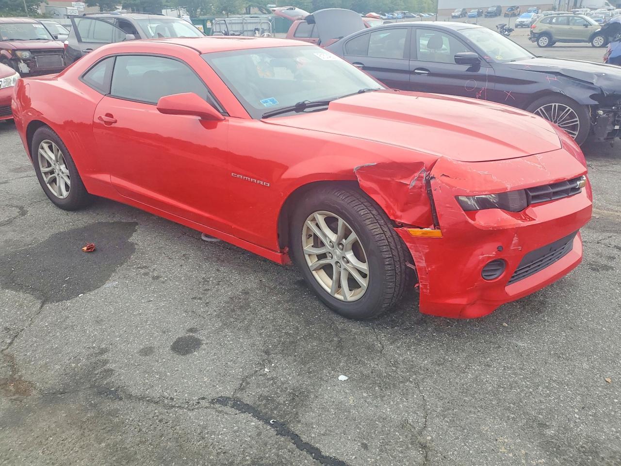 2014 Chevrolet Camaro Ls Red vin: 2G1FE1E35E9206683