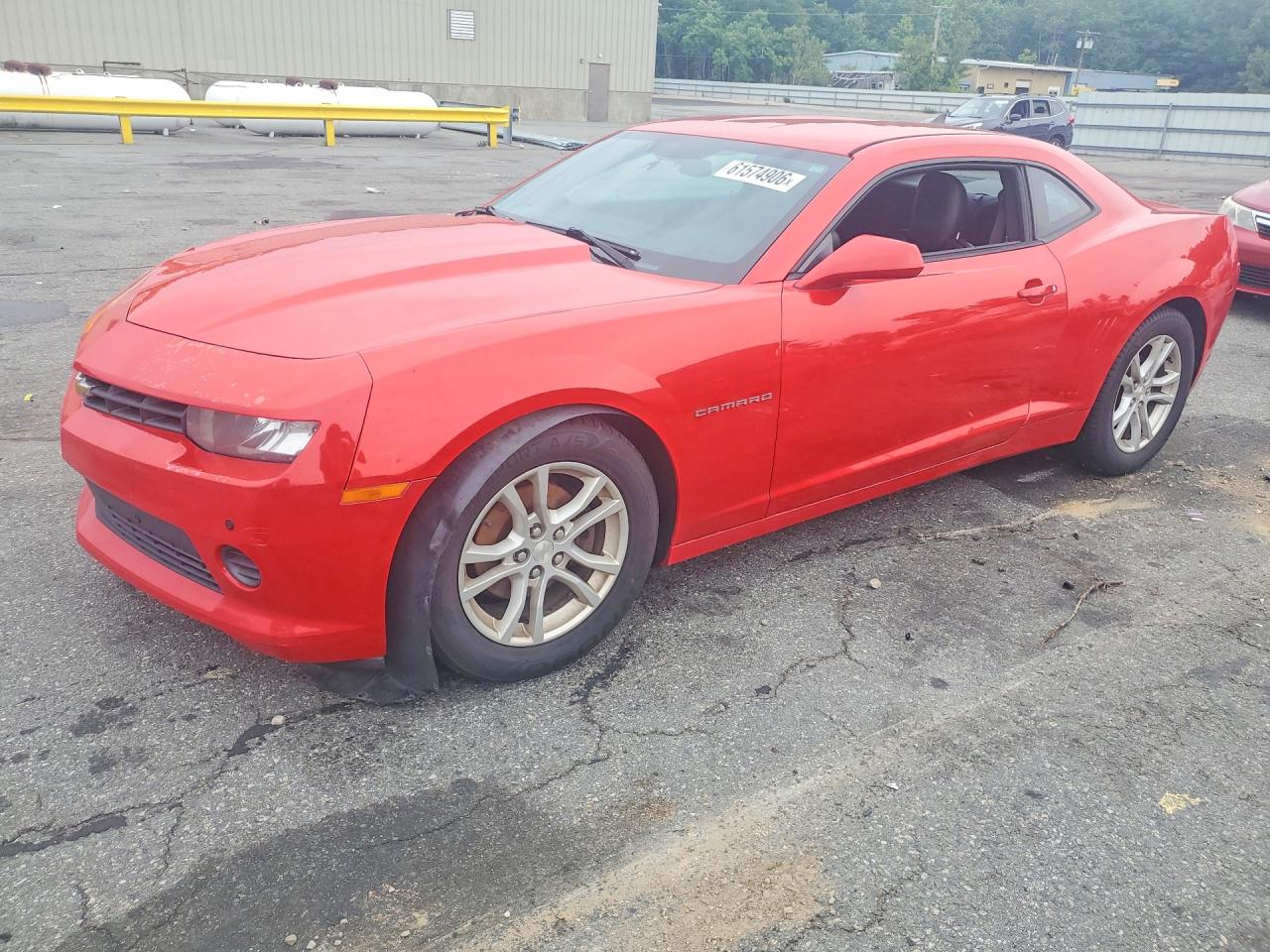 2014 Chevrolet Camaro Ls Red vin: 2G1FE1E35E9206683