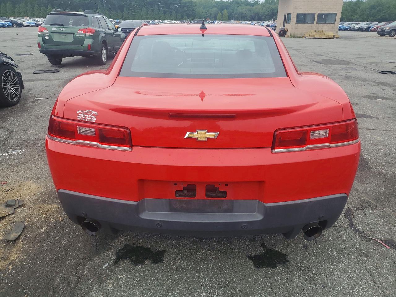 2014 Chevrolet Camaro Ls Red vin: 2G1FE1E35E9206683
