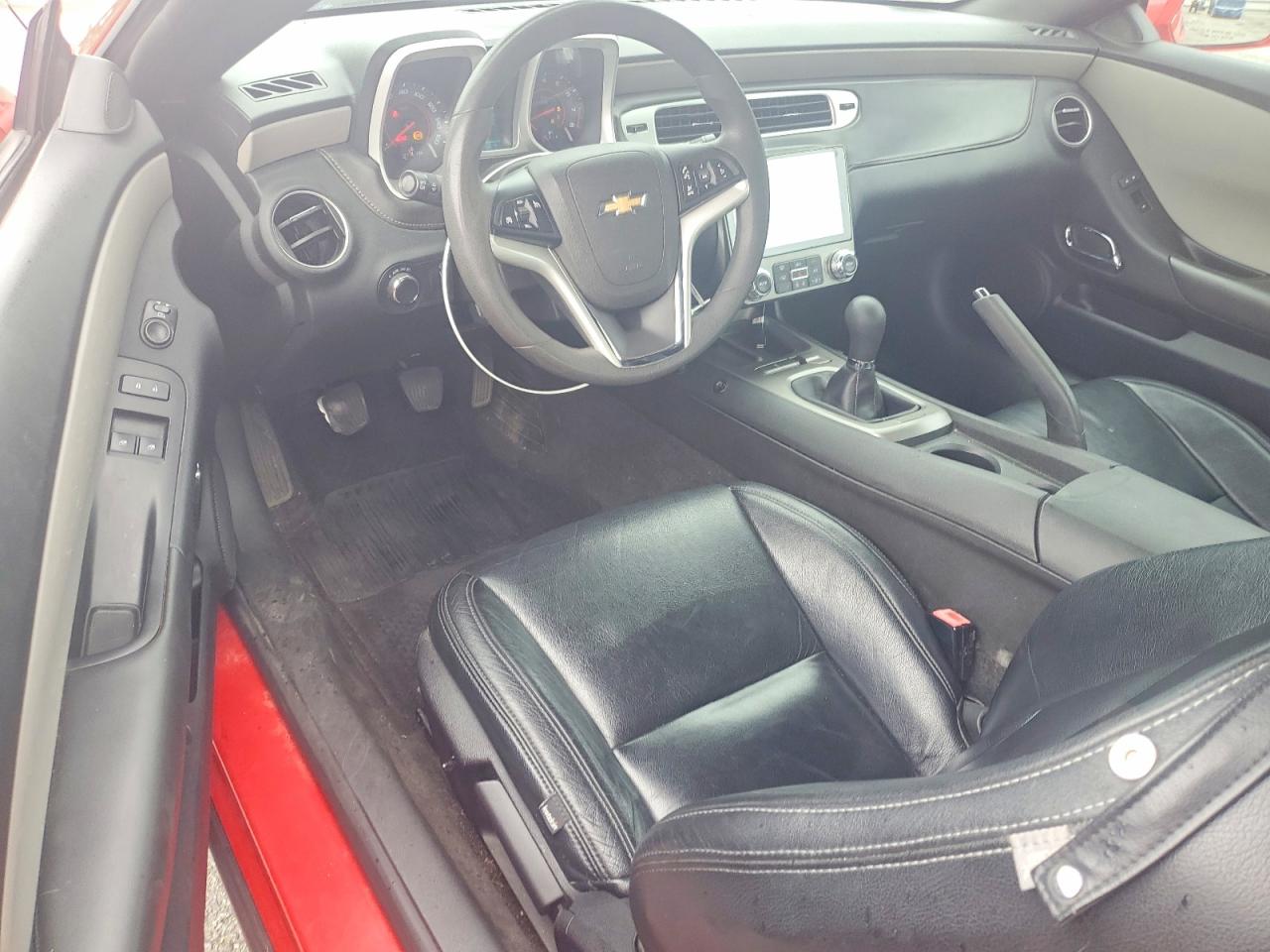 2014 Chevrolet Camaro Ls Red vin: 2G1FE1E35E9206683