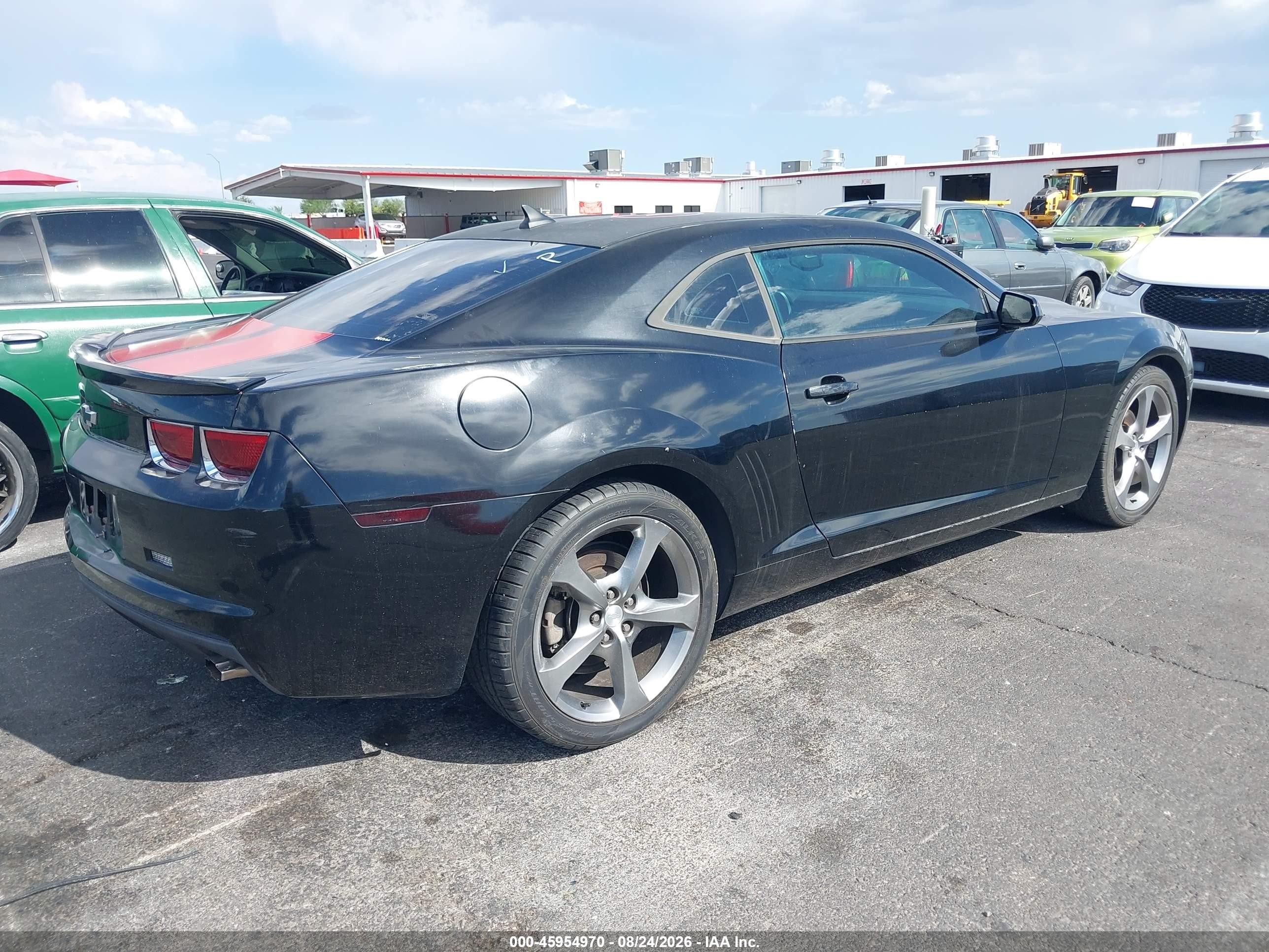 2012 Chevrolet Camaro 1ls Black vin: 2G1FE1E36C9109599