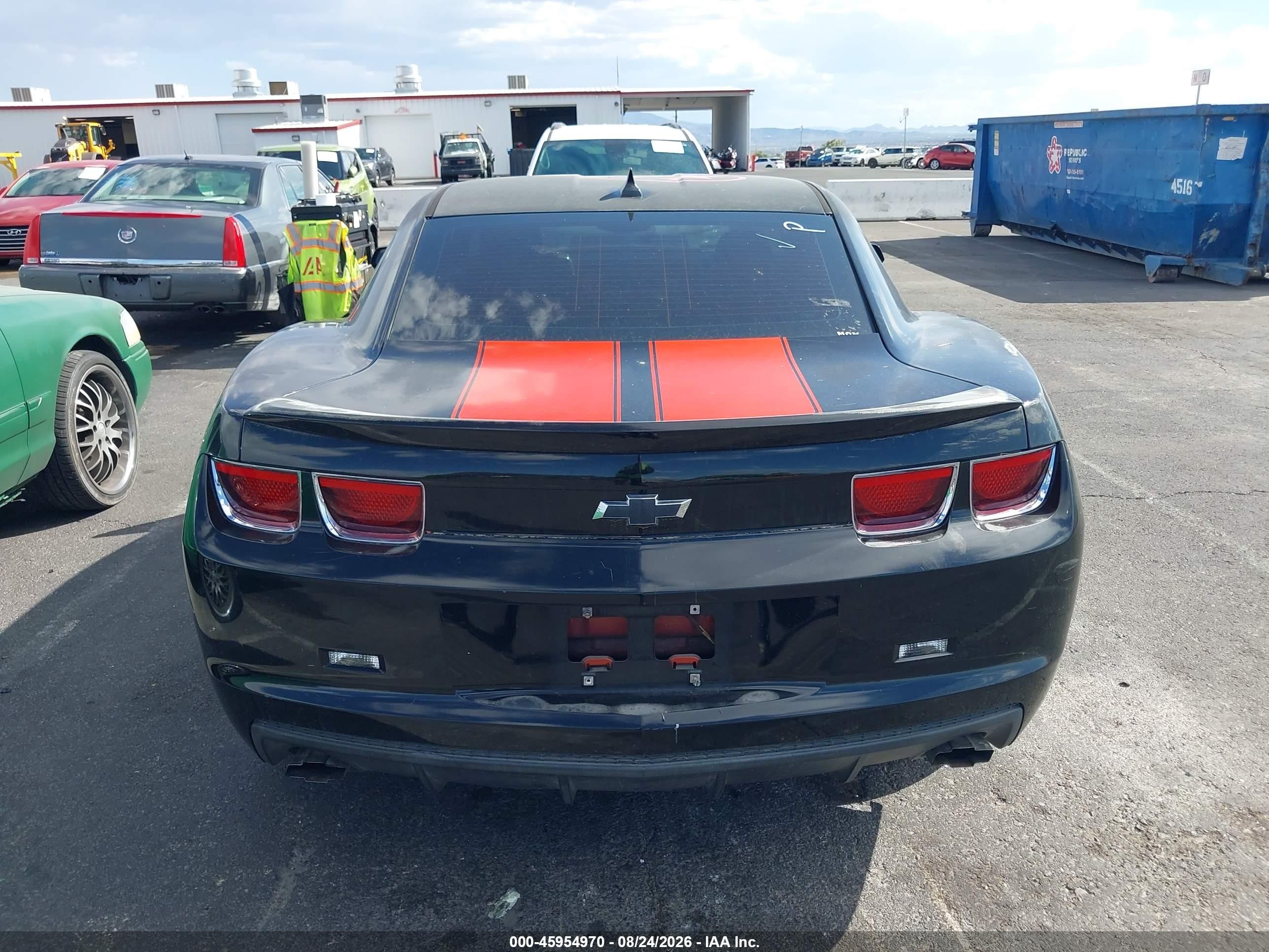 2012 Chevrolet Camaro 1ls Black vin: 2G1FE1E36C9109599
