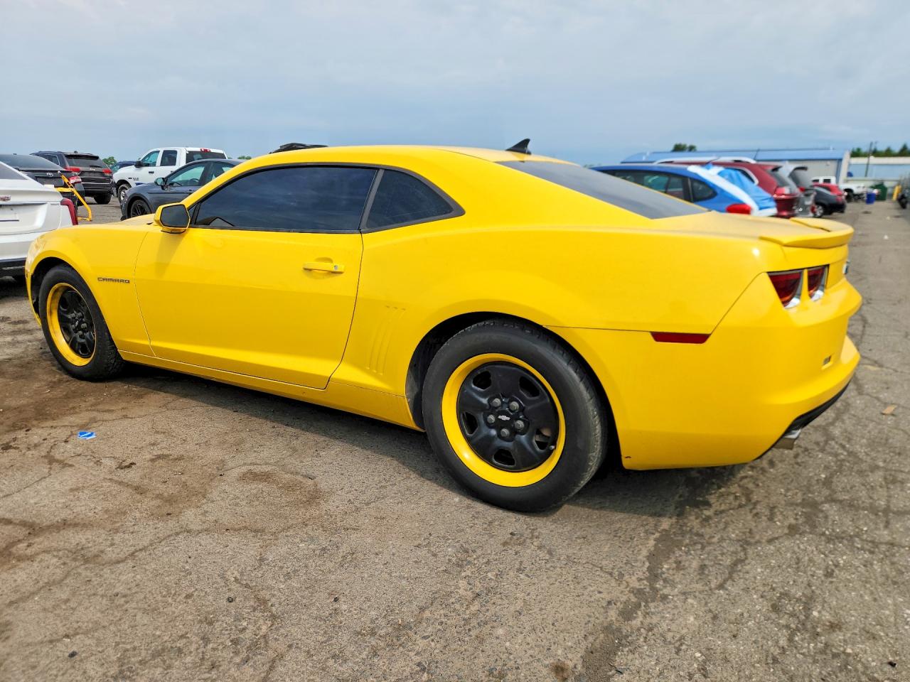 2012 Chevrolet Camaro Ls Yellow vin: 2G1FE1E36C9191513