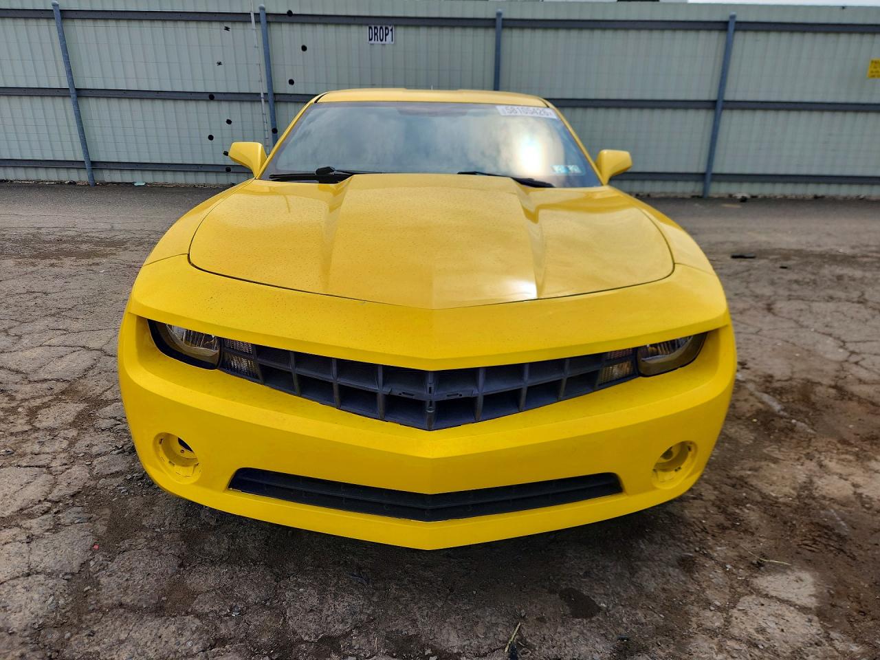 2012 Chevrolet Camaro Ls Yellow vin: 2G1FE1E36C9191513