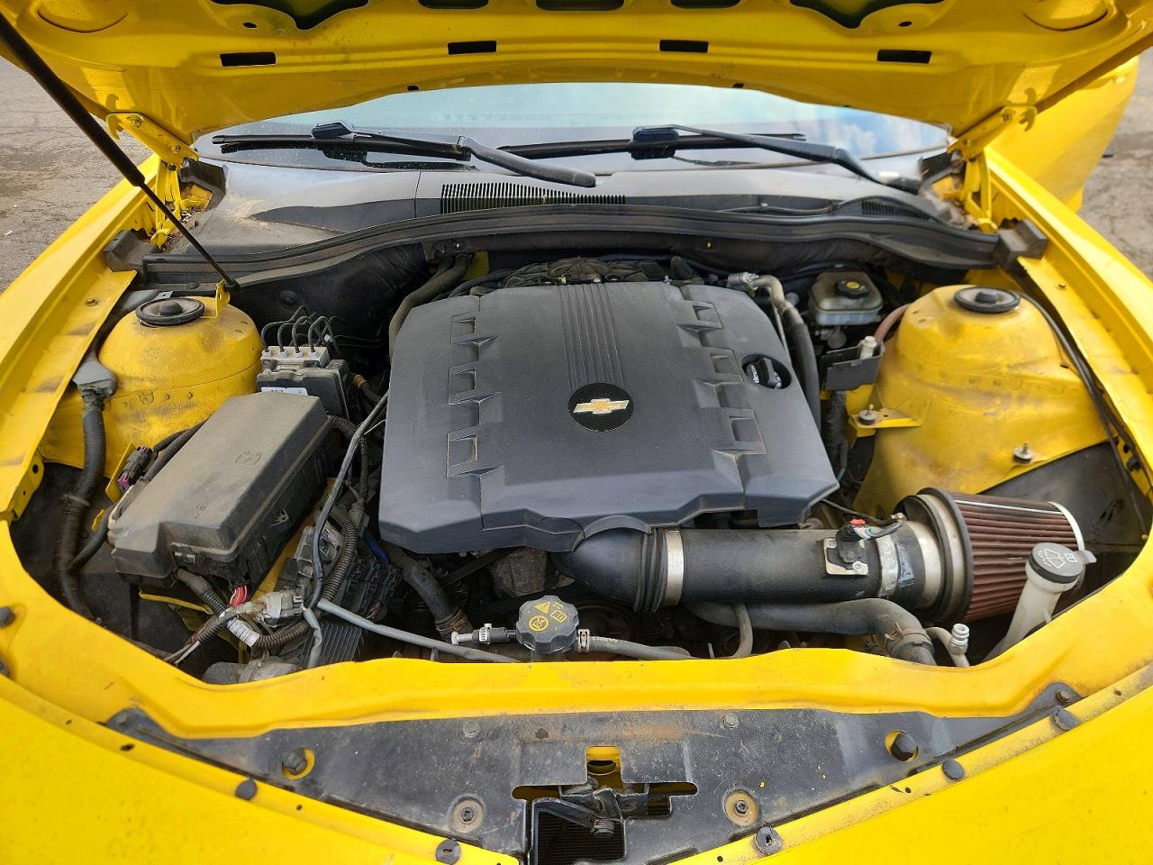 2012 Chevrolet Camaro Ls Yellow vin: 2G1FE1E36C9191513