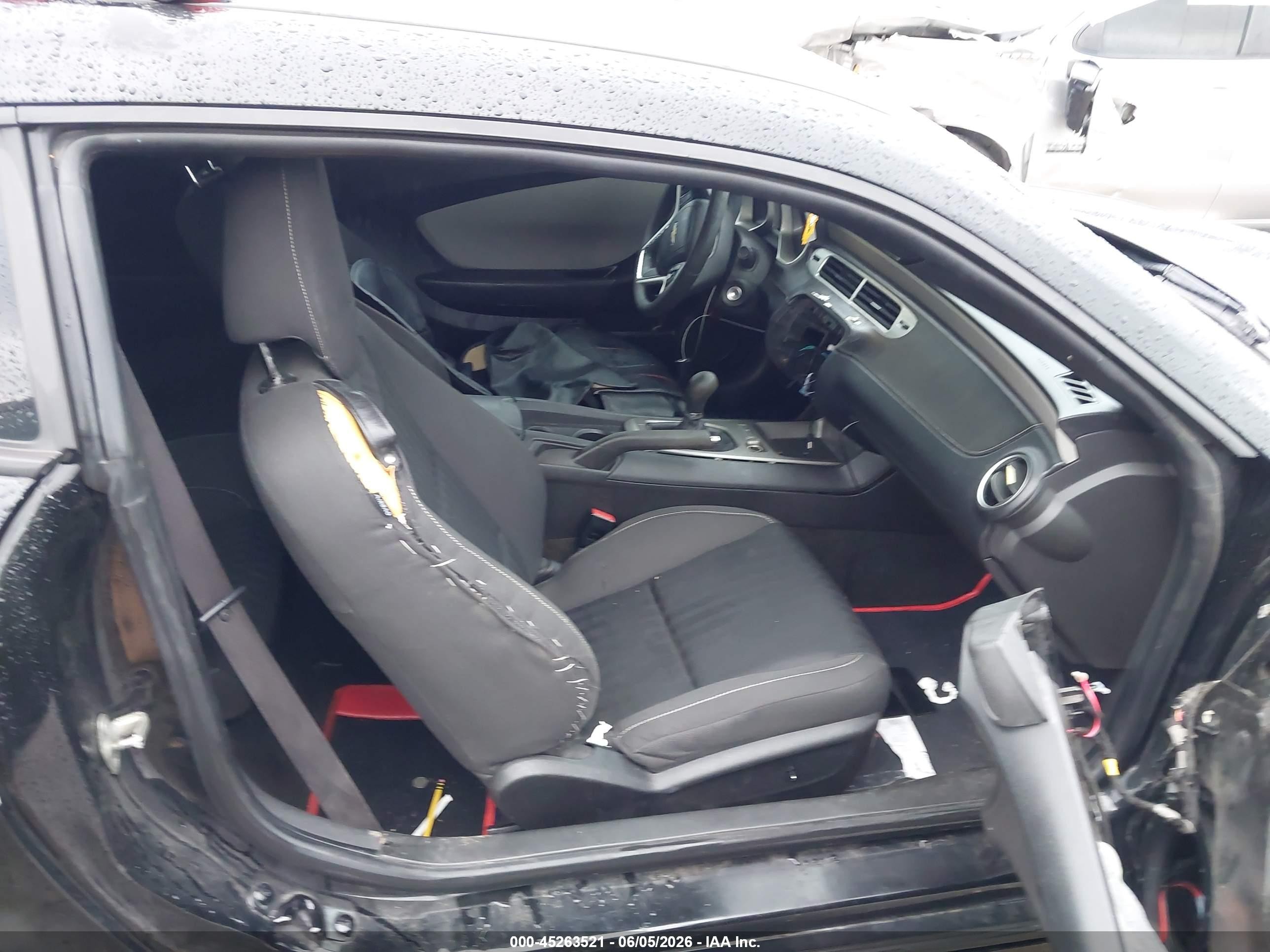 2013 Chevrolet Camaro 1ls Black vin: 2G1FE1E36D9106381