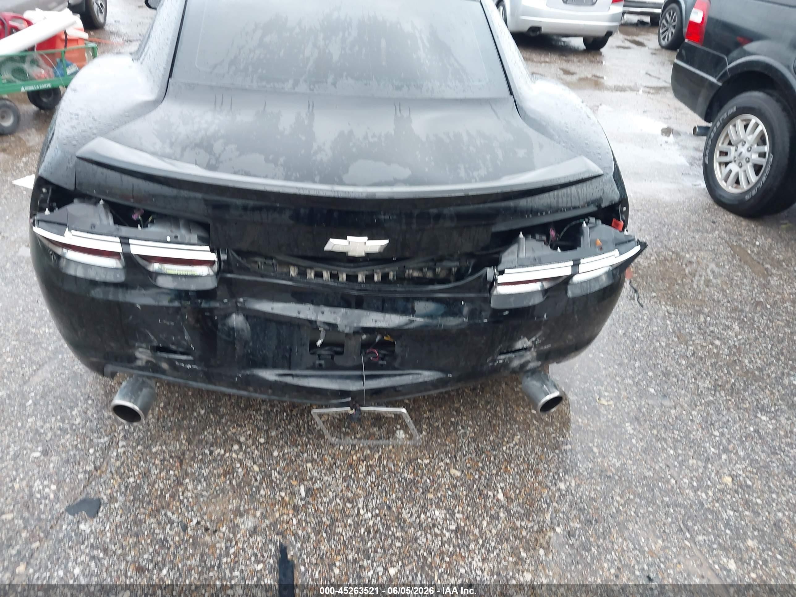 2013 Chevrolet Camaro 1ls Black vin: 2G1FE1E36D9106381