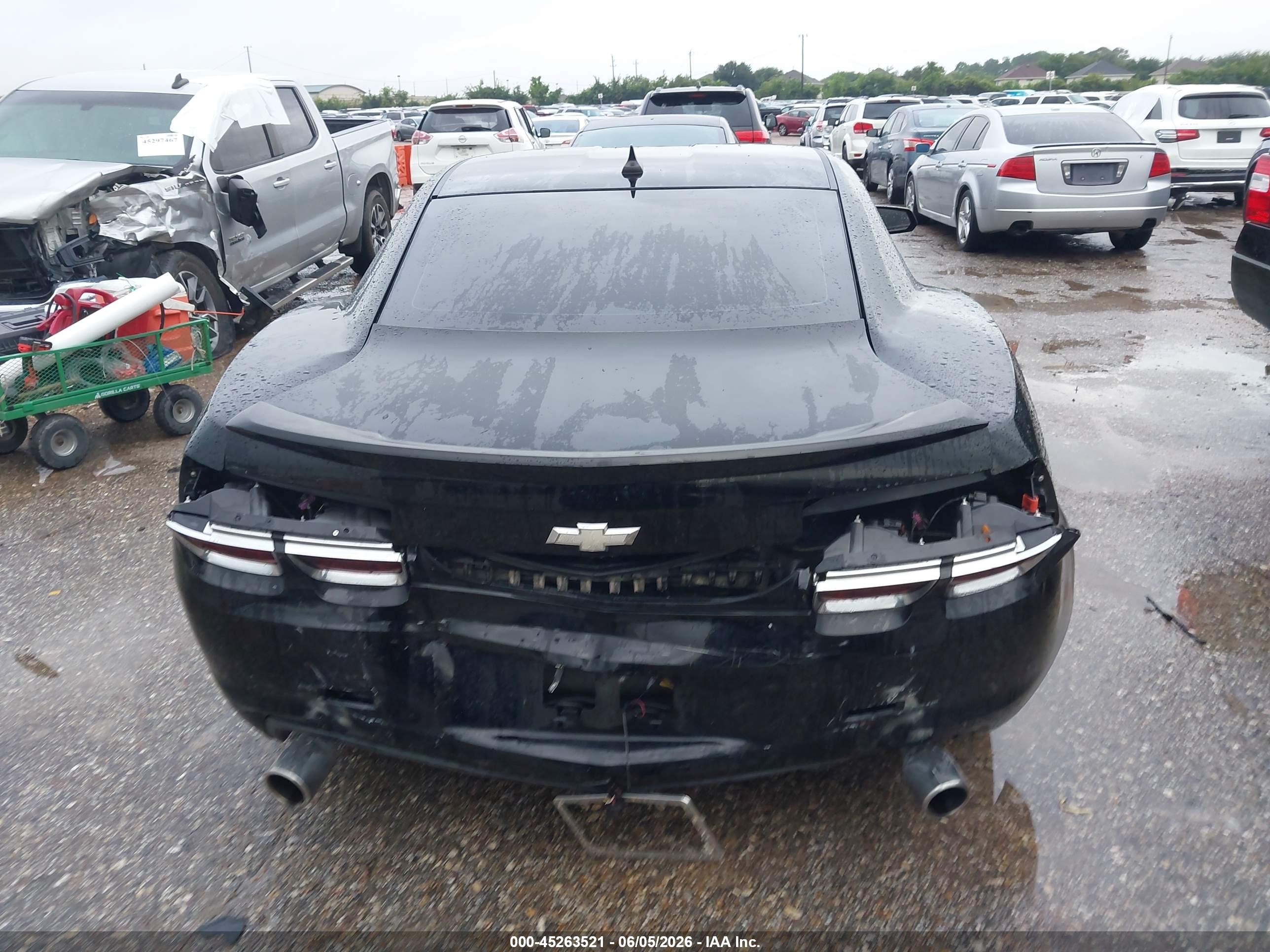 2013 Chevrolet Camaro 1ls Black vin: 2G1FE1E36D9106381