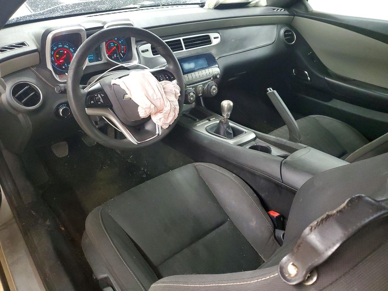 2013 Chevrolet Camaro Ls Silver vin: 2G1FE1E36D9190329