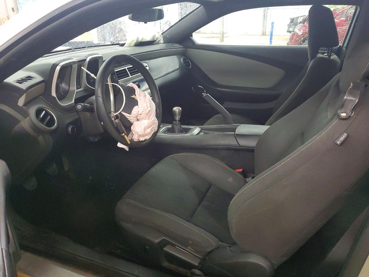2013 Chevrolet Camaro Ls Silver vin: 2G1FE1E36D9190329