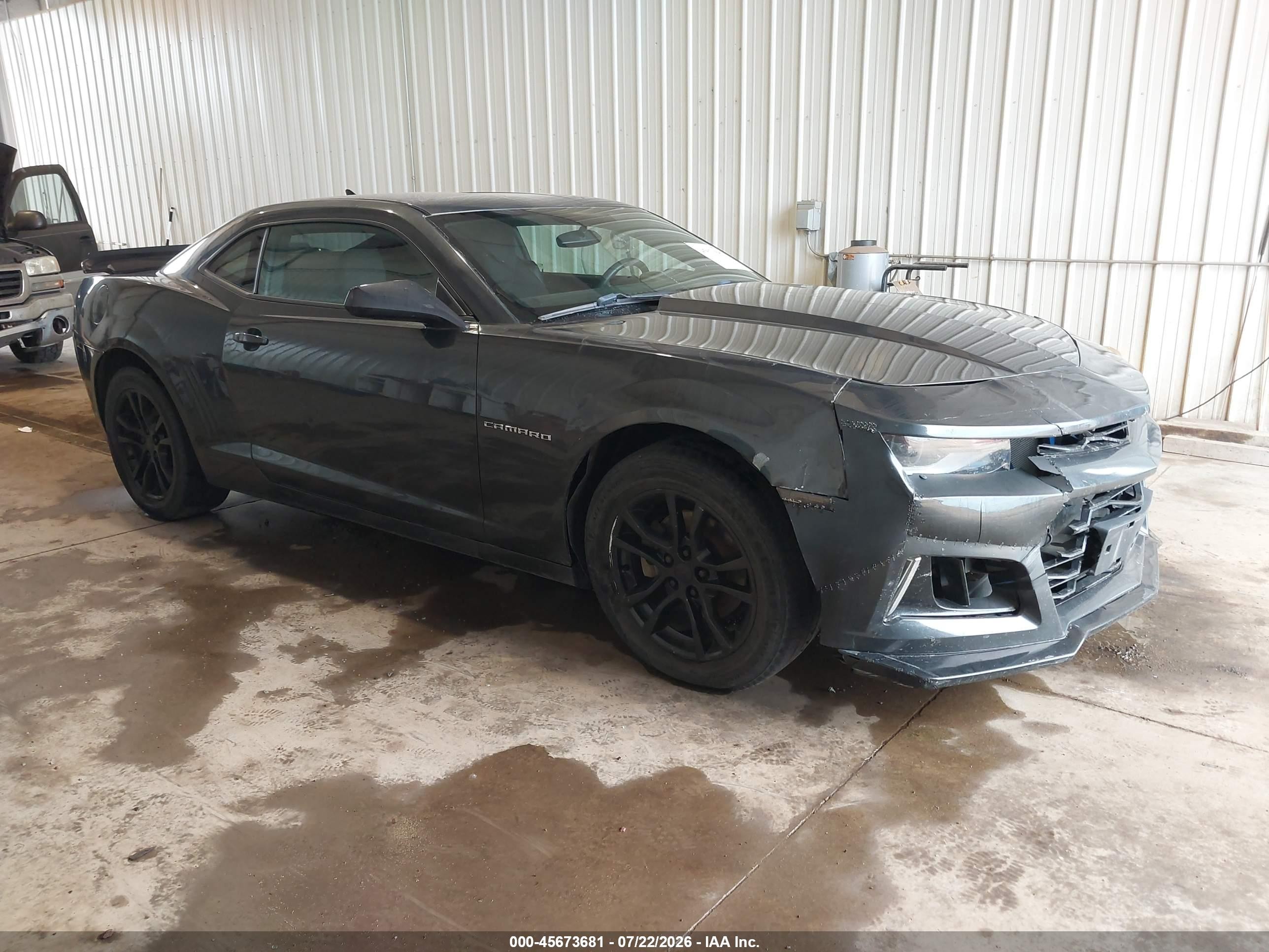 2014 Chevrolet Camaro 1ls Gray vin: 2G1FE1E36E9132464