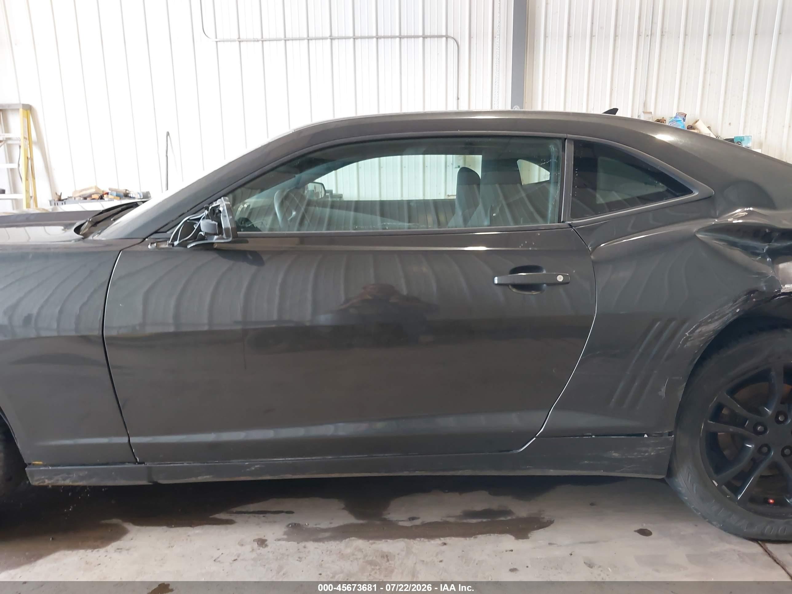 2014 Chevrolet Camaro 1ls Gray vin: 2G1FE1E36E9132464